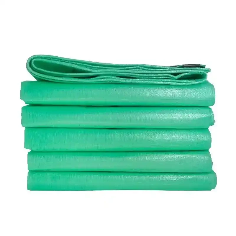 180 pairs of green tarpaulin sunshade waterproof truck tarpaulin durable, wear-resistant and anti-aging canvas organic silicon single coating truck tarpaulin rainproof cloth thickened tarpaulin