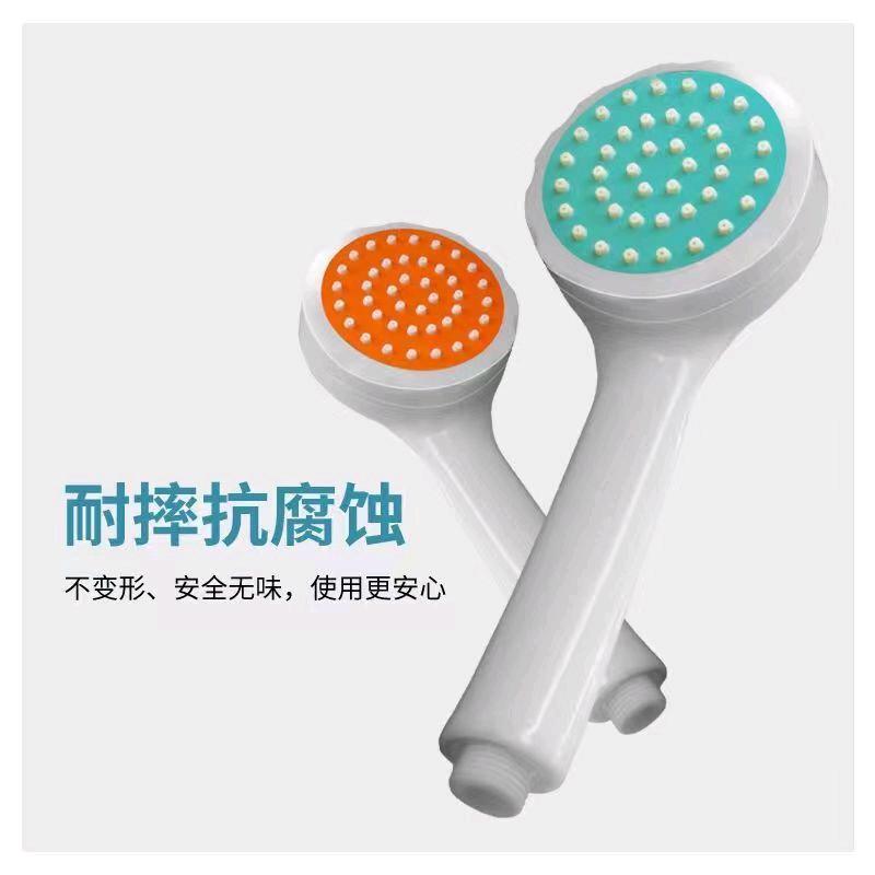 008 Large White Shower Head, Silicone Hole Shower Head, Household Removable Washable Shower Head, Solar Shower Head, Shower Head