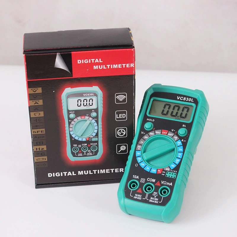Digital multimeter VC830L digital multifunctional multimeter AC/DC 10A pointer multimeter