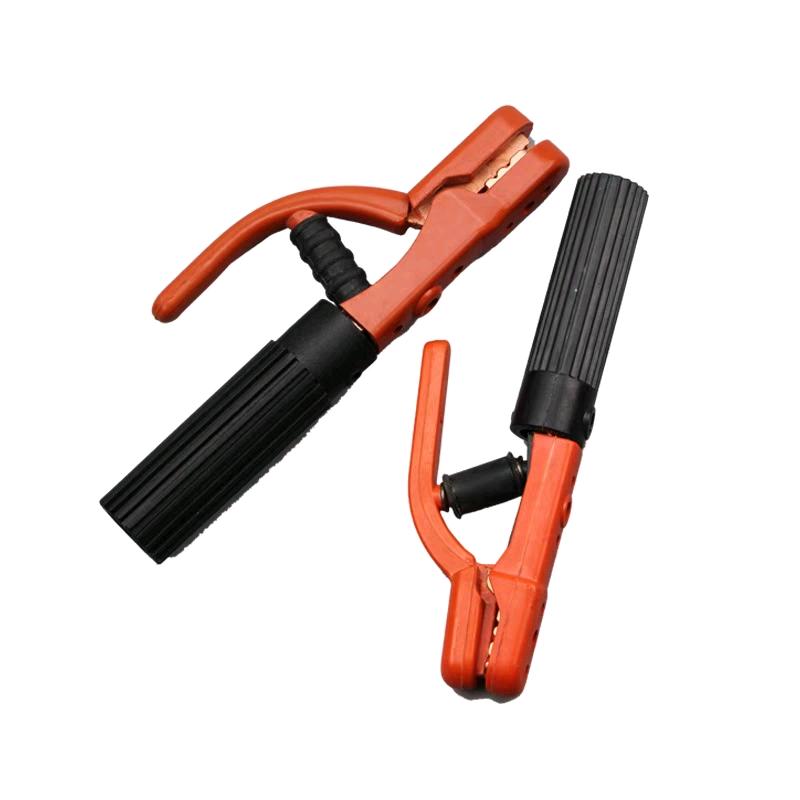 Statue of Liberty welding tongs 300A/800A anti scalding pure copper industrial grade welding handle Japanese style full copper welding handle welding clamp