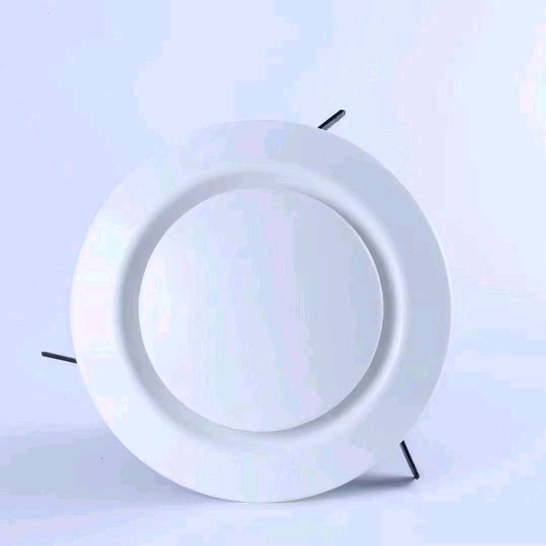 Indoor new air outlet PVC disc air outlet Central air conditioning exhaust ventilation Plastic louver circular air outlet
