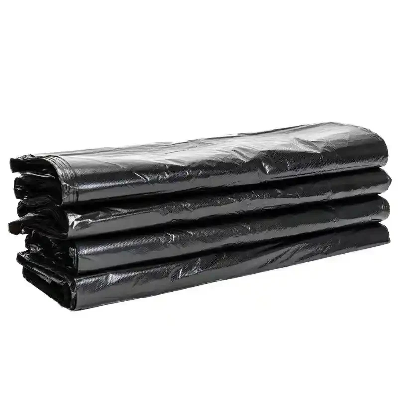 Black vest style garbage bag, hand-held convenient bag, garbage bag