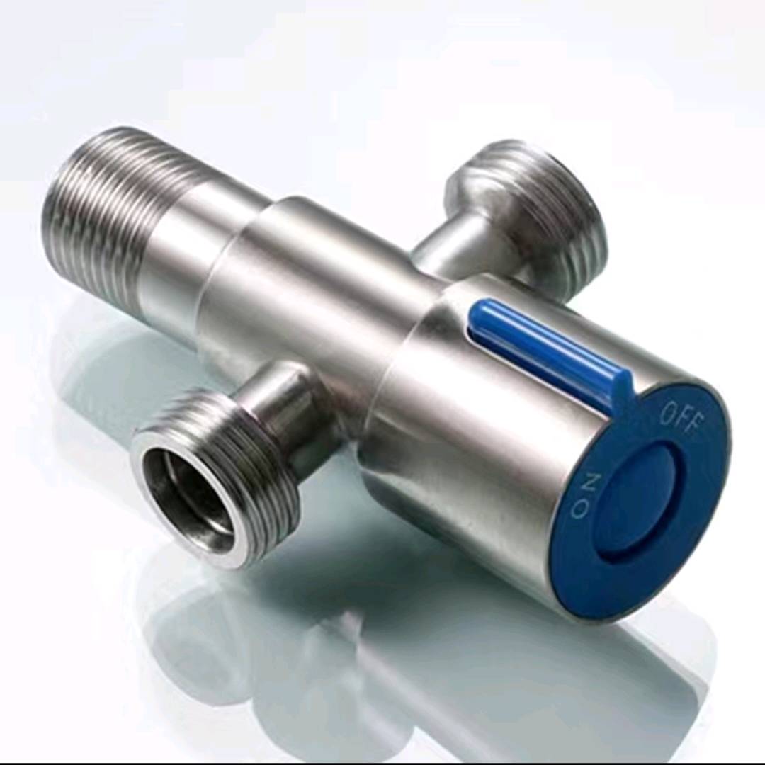 Stainless steel wire drawing dual use angle valve single use angle valve copper core stainless steel angle valve