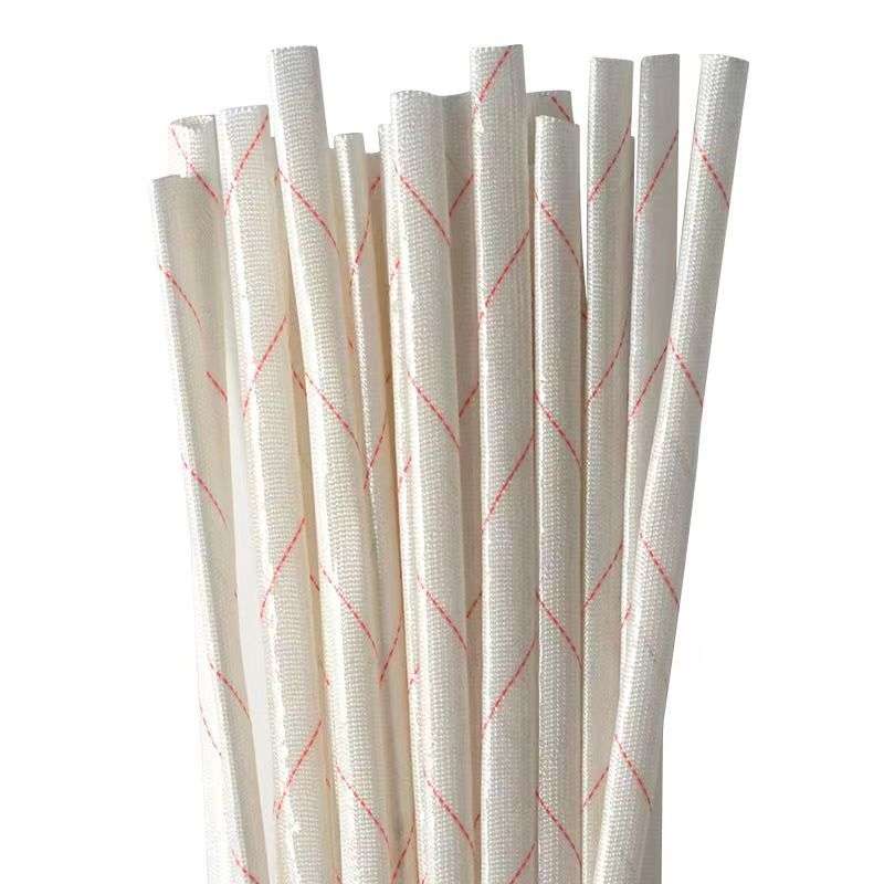 Thickened wax resistant high-temperature sleeve, glass fiber insulation sleeve, wire sheath, patterned tube, fire-resistant and flame-retardant fiber tube, yellow wax tube