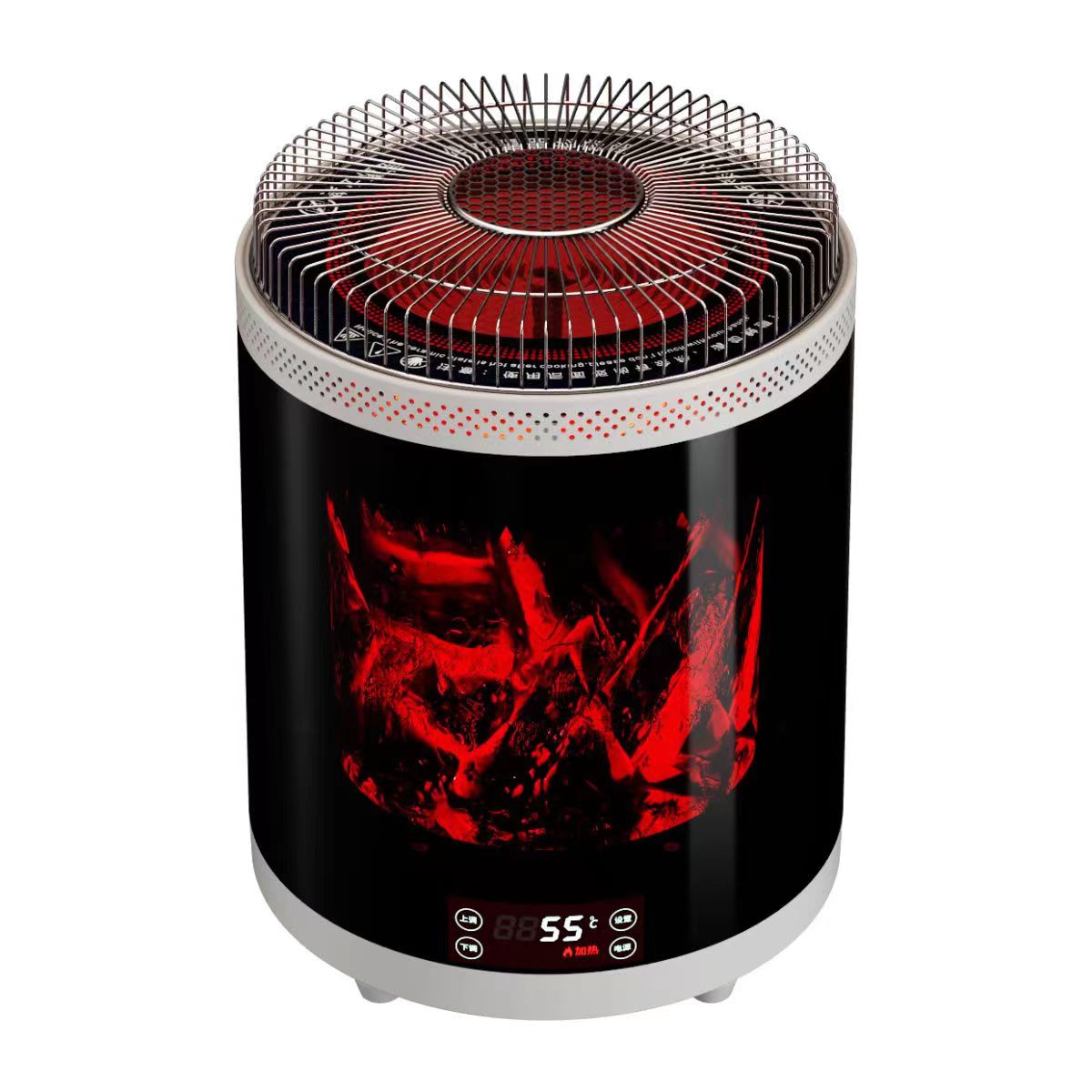 Electric heater, multifunctional intelligent voice heater, indoor energy-saving artifact, enclosed stove, household tea making stove
