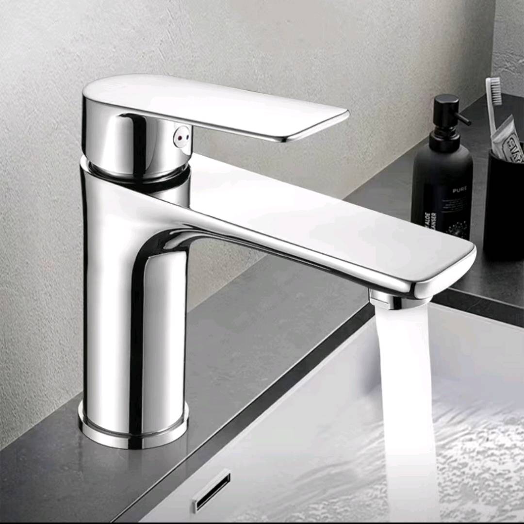 Toilet washbasin faucet washbasin hot and cold water two in one household washbasin sink long flat single hole hot and cold