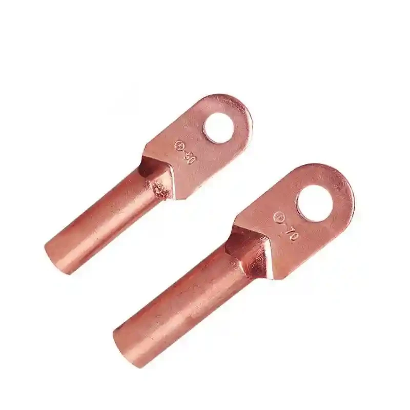National standard purple copper DT copper nose wire ear 25/35/50/70/95/150/185 square wiring terminal wire nose
