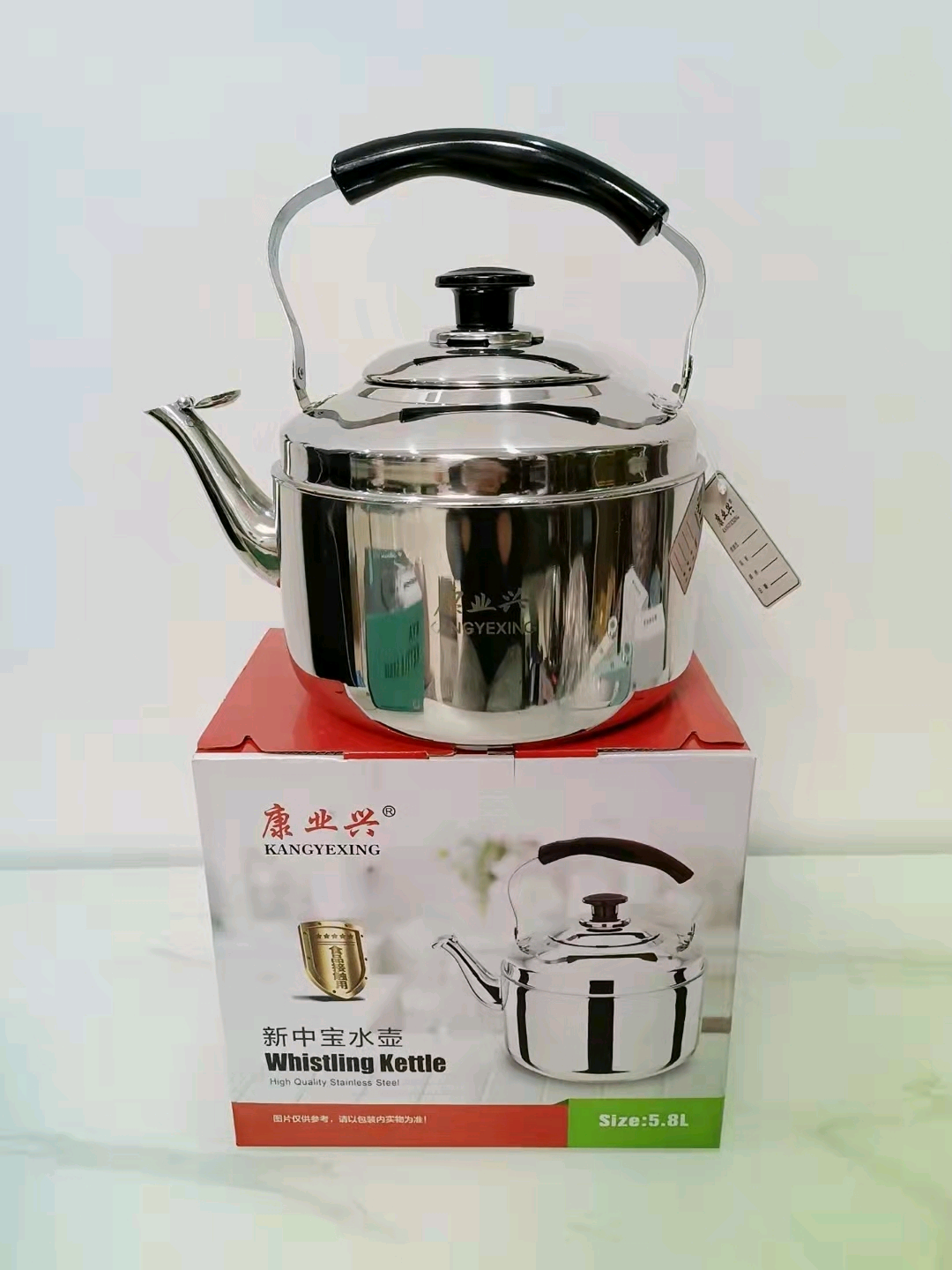 Water kettle, stainless steel sound kettle, large capacity household water kettle, gas electric stove, water kettle, soup pot