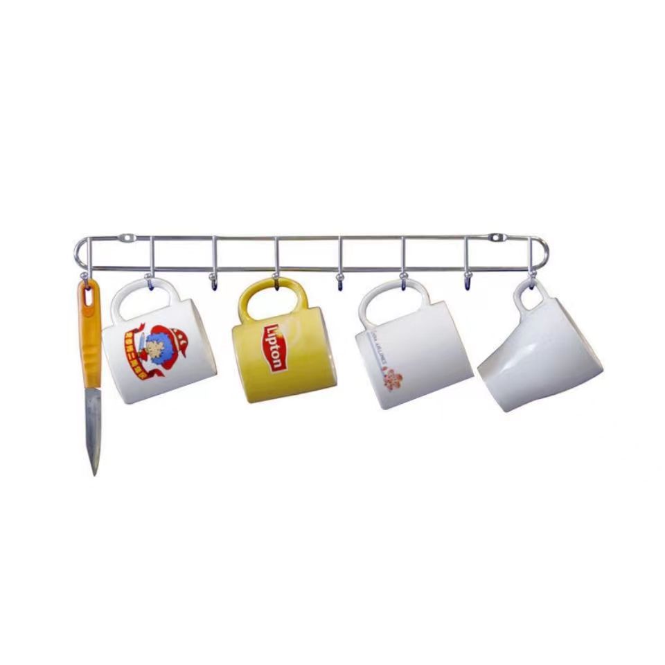 Thickened single row clothes hook wholesale towel hook bathroom kitchen wall hanging hook no hole door back clothes hook