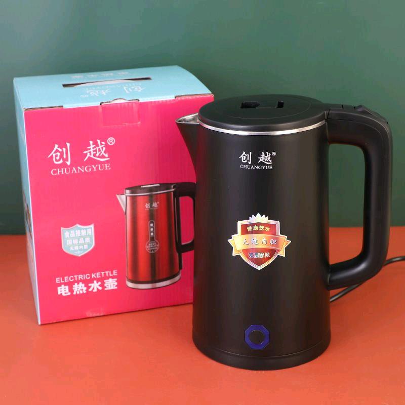 Chuangyue 903 Electric Kettle 1.8L Electric Kettle Insulated Kettle Thickened 304 Insulated Kettle Durable Home Automatic Power Off Water Bottle Large Capacity