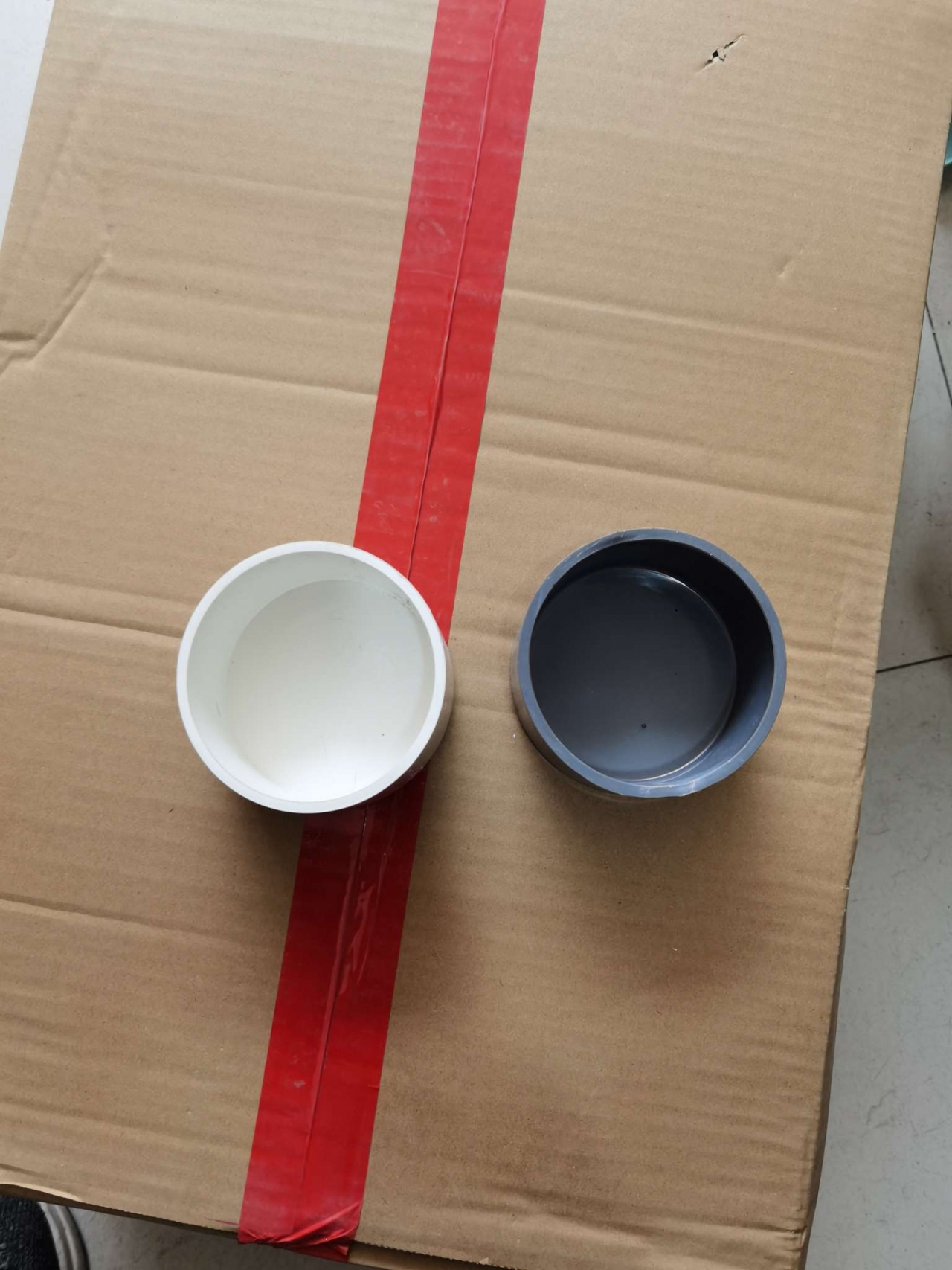 PVC water supply plug white/gray national standard plug