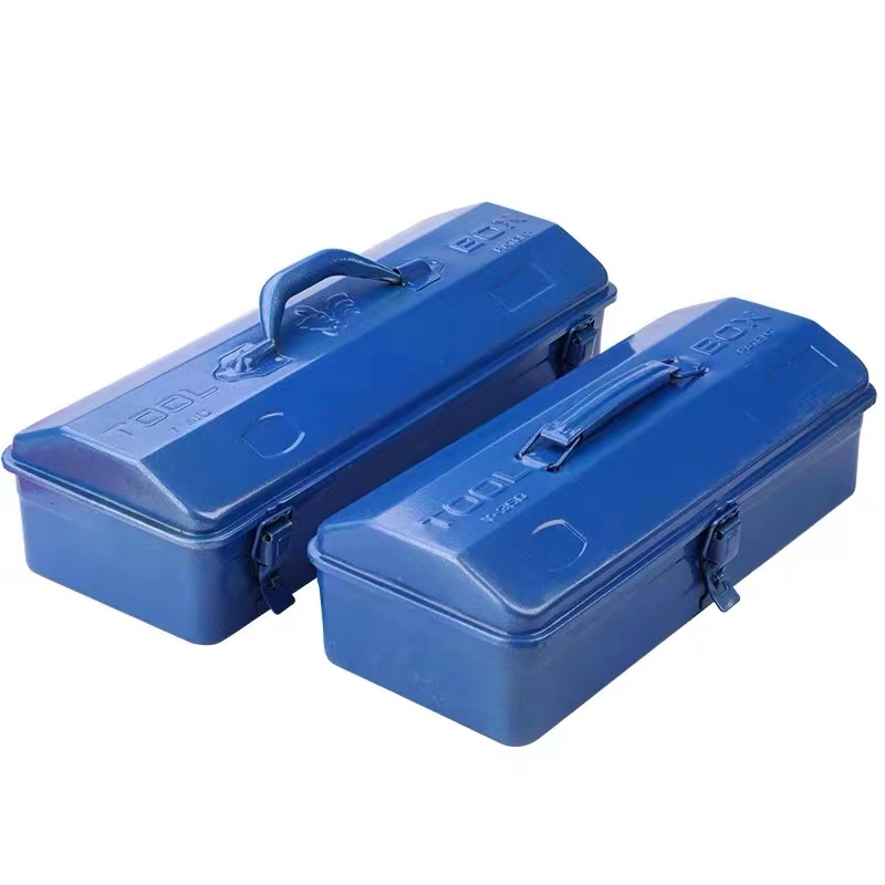 Haomai Thickened Iron Toolbox Multi functional Household Hardware Iron Tool Box Iron Box 350 Car Luggage