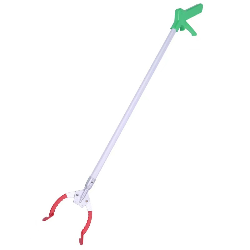 Red headed garbage clip, garbage clip, iron garbage clip, garbage picking clip, picking device, hygiene clip, garbage clamp, sanitation clip, picking device, picking device, picking device