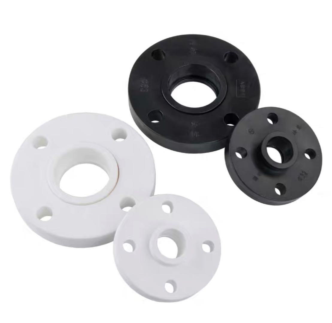 Split PPR flange socket type PE flange plate hot melt welding water pipe fittings sleeve plastic joint 40-110