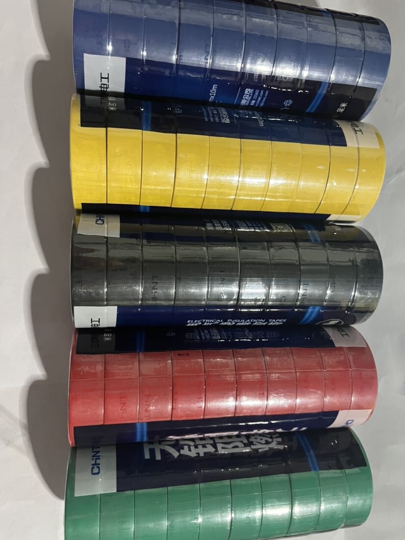 Chint 10M Electrical Tape NET2 High Adhesive Electronic Wire Electrical Insulation Tape Lead free PVC Waterproof, High Temperature Resistant, Wear Resistant, Flame Retardant Widening Automotive Wire Strap